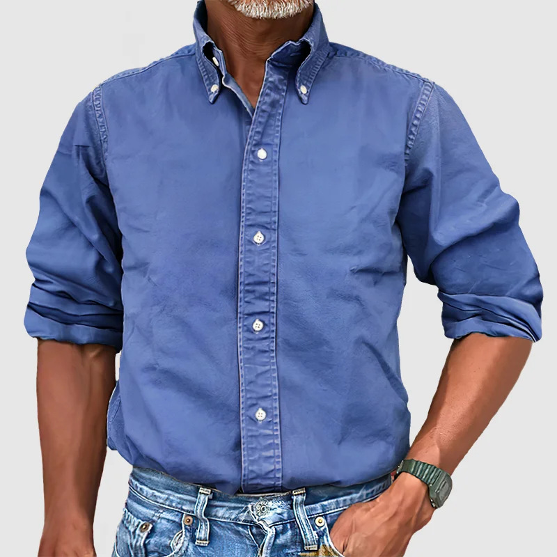 Leon™️| Camisa de manga larga resistente a las arrugas