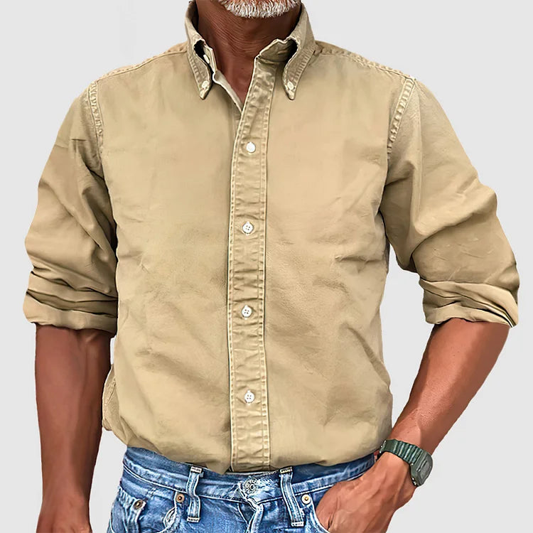 Leon™️| Camisa de manga larga resistente a las arrugas