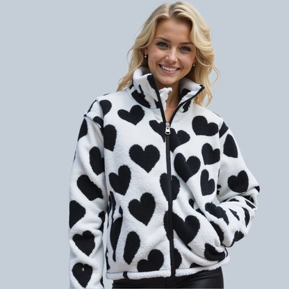 Daria™ – Chaqueta reversible con corazones