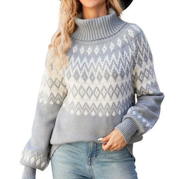 Jersey de punto de otoño para mujer