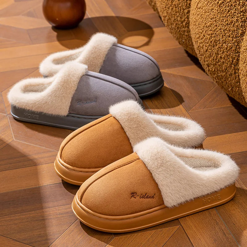 Zapatillas térmicas de casa para mujer