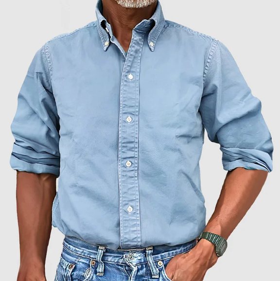 Leon™️| Camisa de manga larga resistente a las arrugas