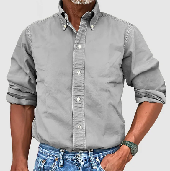 Leon™️| Camisa de manga larga resistente a las arrugas