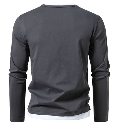 Lennor™ | Camisa de manga larga en algodón peinado