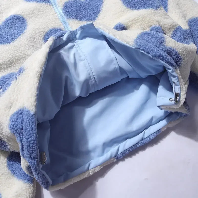 Daria™ – Chaqueta reversible con corazones