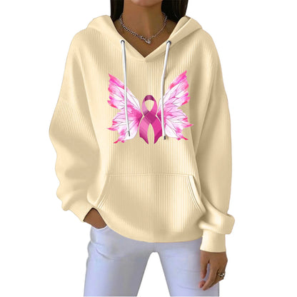 Sudadera con estampado de ángel para mujer